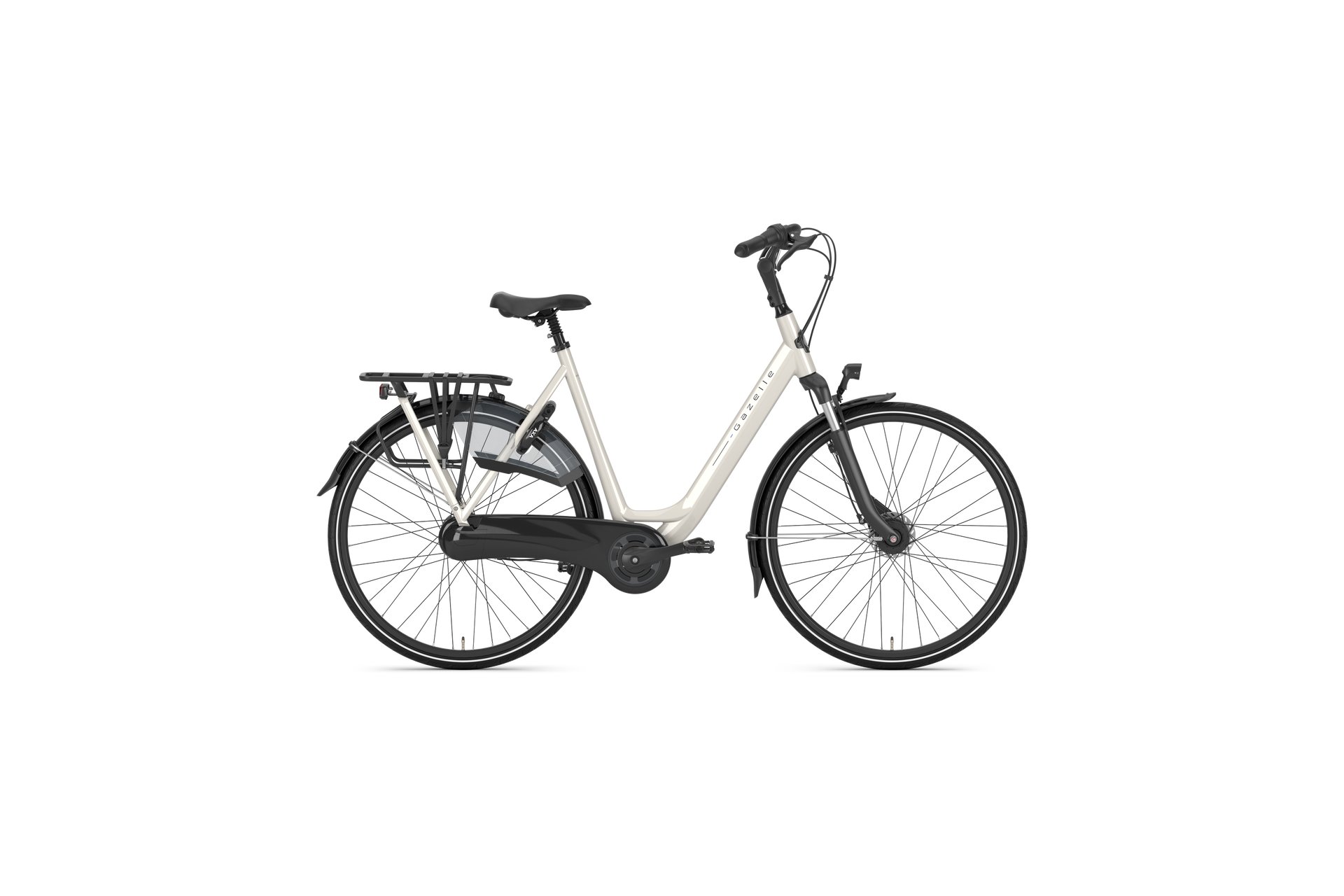 

Городской велосипед Gazelle Orange c7+ - 28 дюймов - tiefeinsteiger - 2026, weiß | ivory white