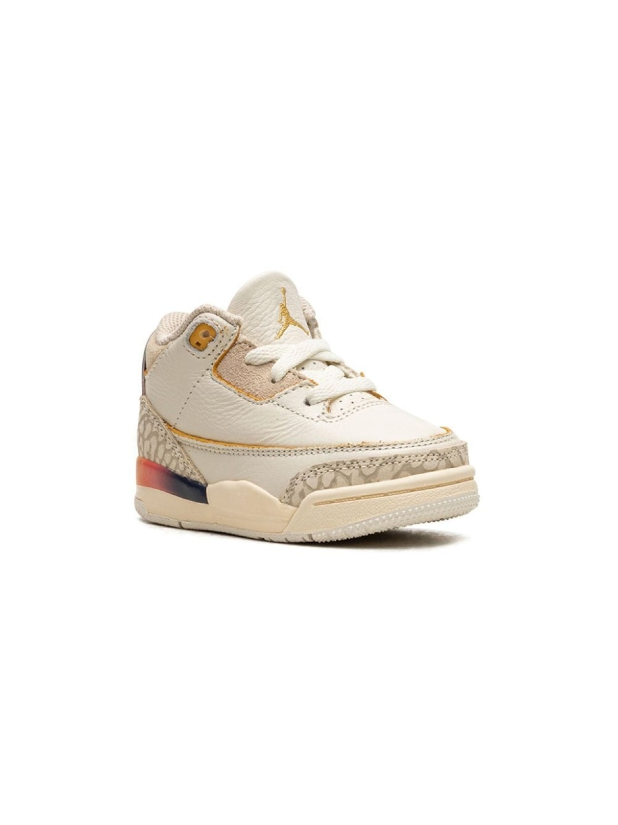 

Кроссовки Air Jordan 3 Medellin Sunset из коллаборации с J. Balvin Jordan Kids, бежевый