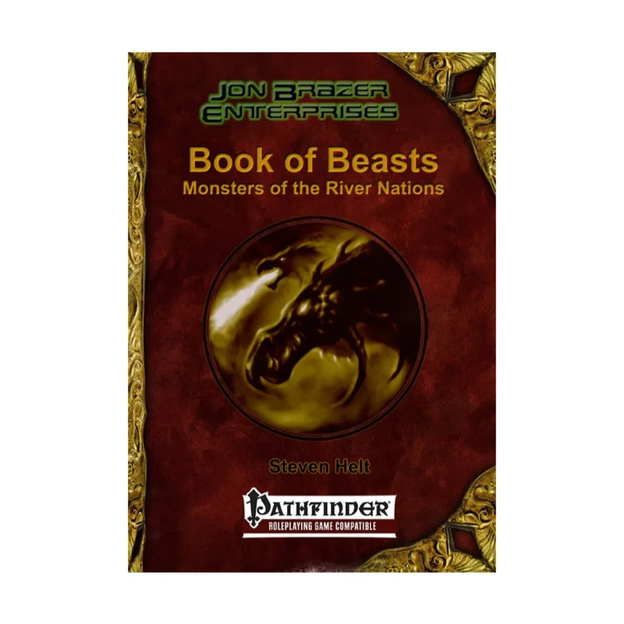 

Book of Beasts - Monsters of the River Nations, Pathfinder Roleplaying (Jon Brazer Productions), мягкая обложка