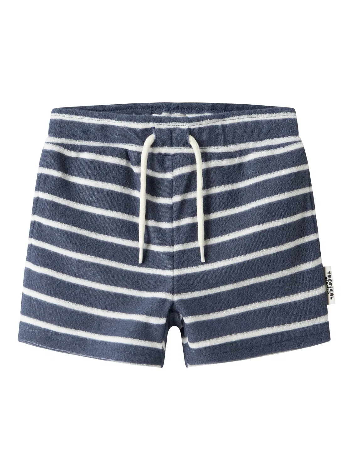 Шорты из структурного трикотажа, Name it, vintage indigo