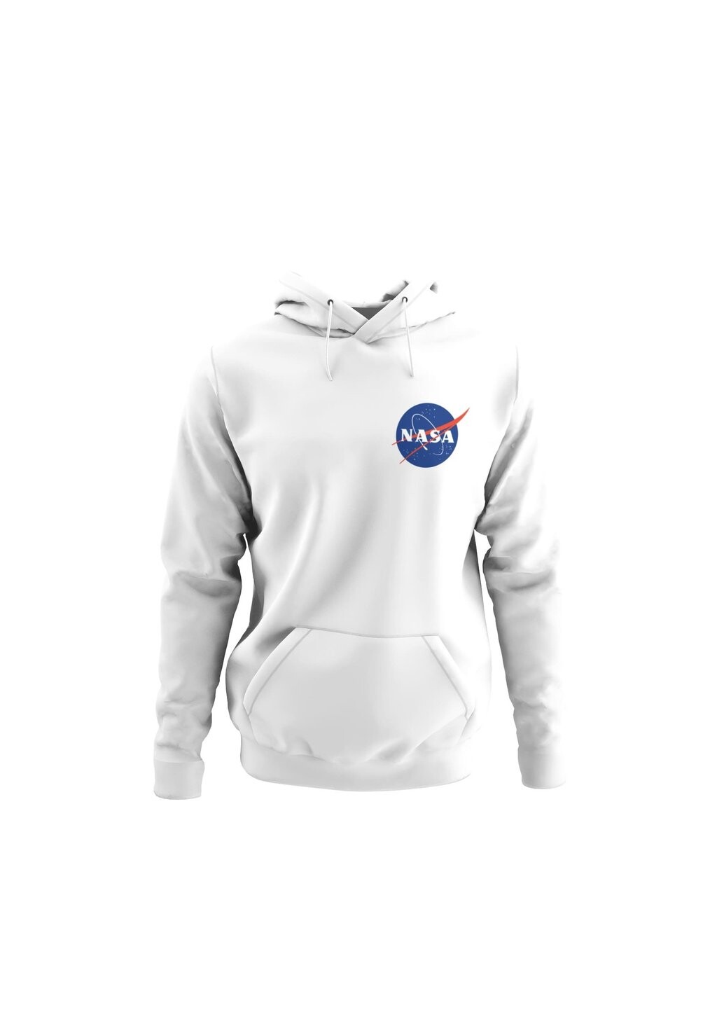 

Толстовка с капюшоном NASA SIGNATURE LOGO Novux, белый