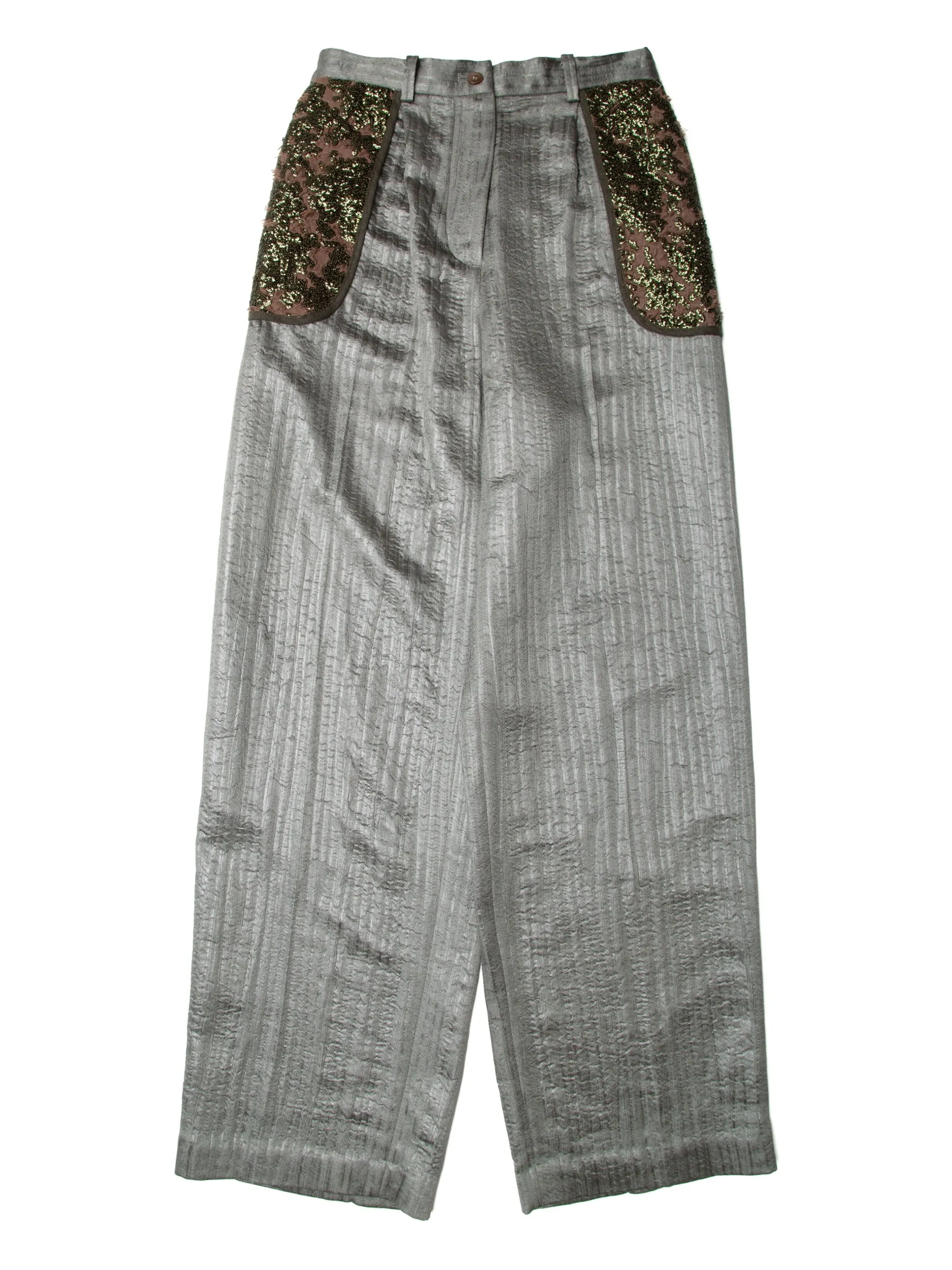 

Брюки Radiant с пайетками Muller Of Yoshiokubo, зеленый