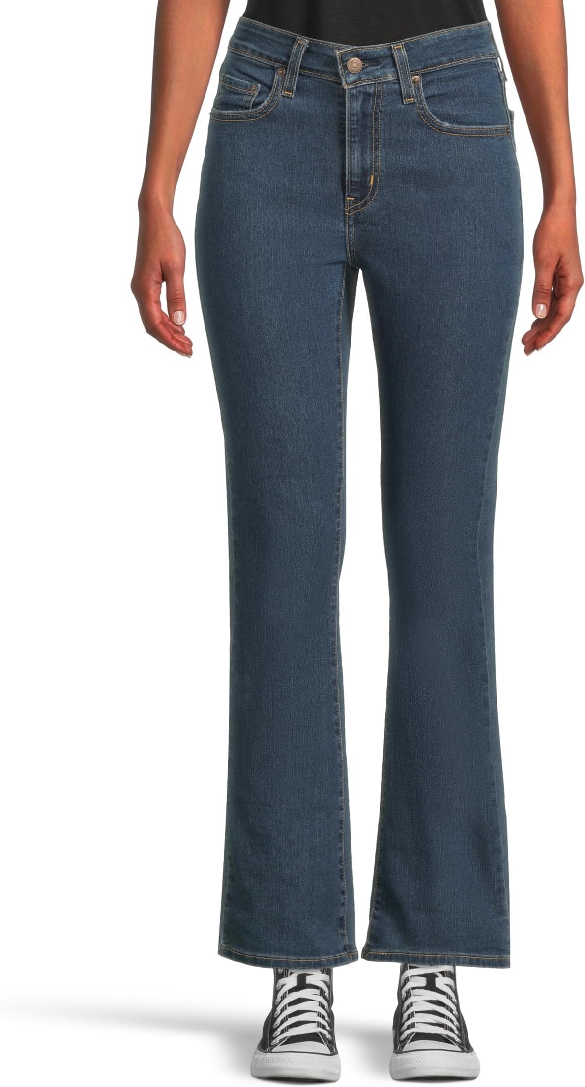 

Джинсы Levi's Womens 725 Heritage Bootcut Zip, цвет Is It Denim
