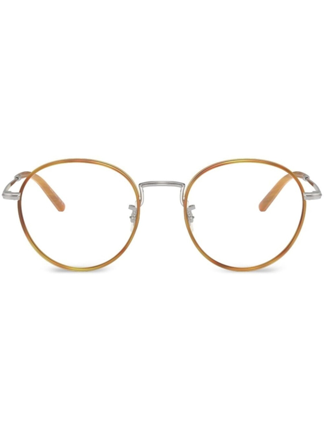 

Oliver Peoples очки Sidell в круглой оправе, серебристый