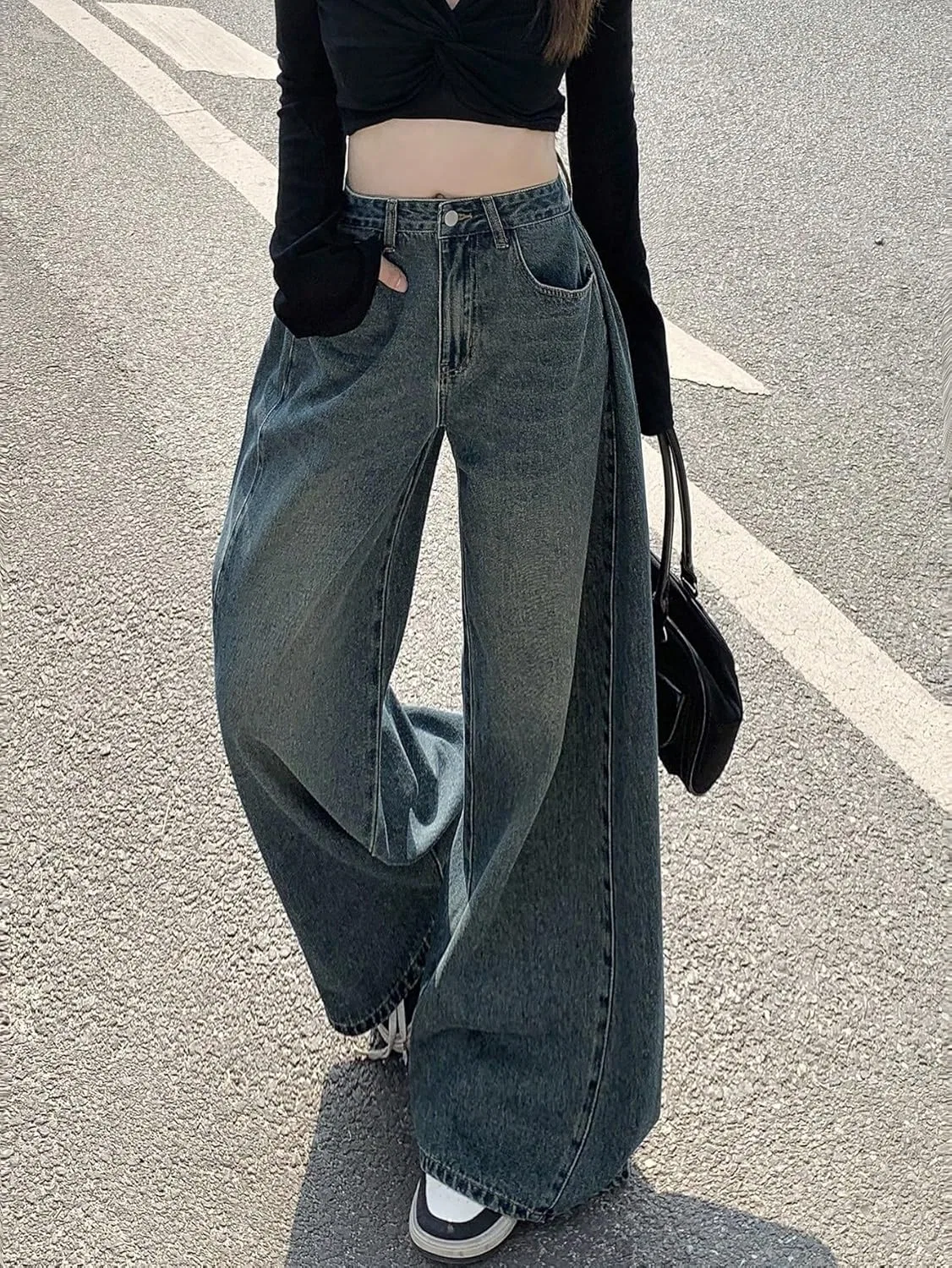 Джинсы прямого кроя, средняя посадка, Medium Wash — фото 3