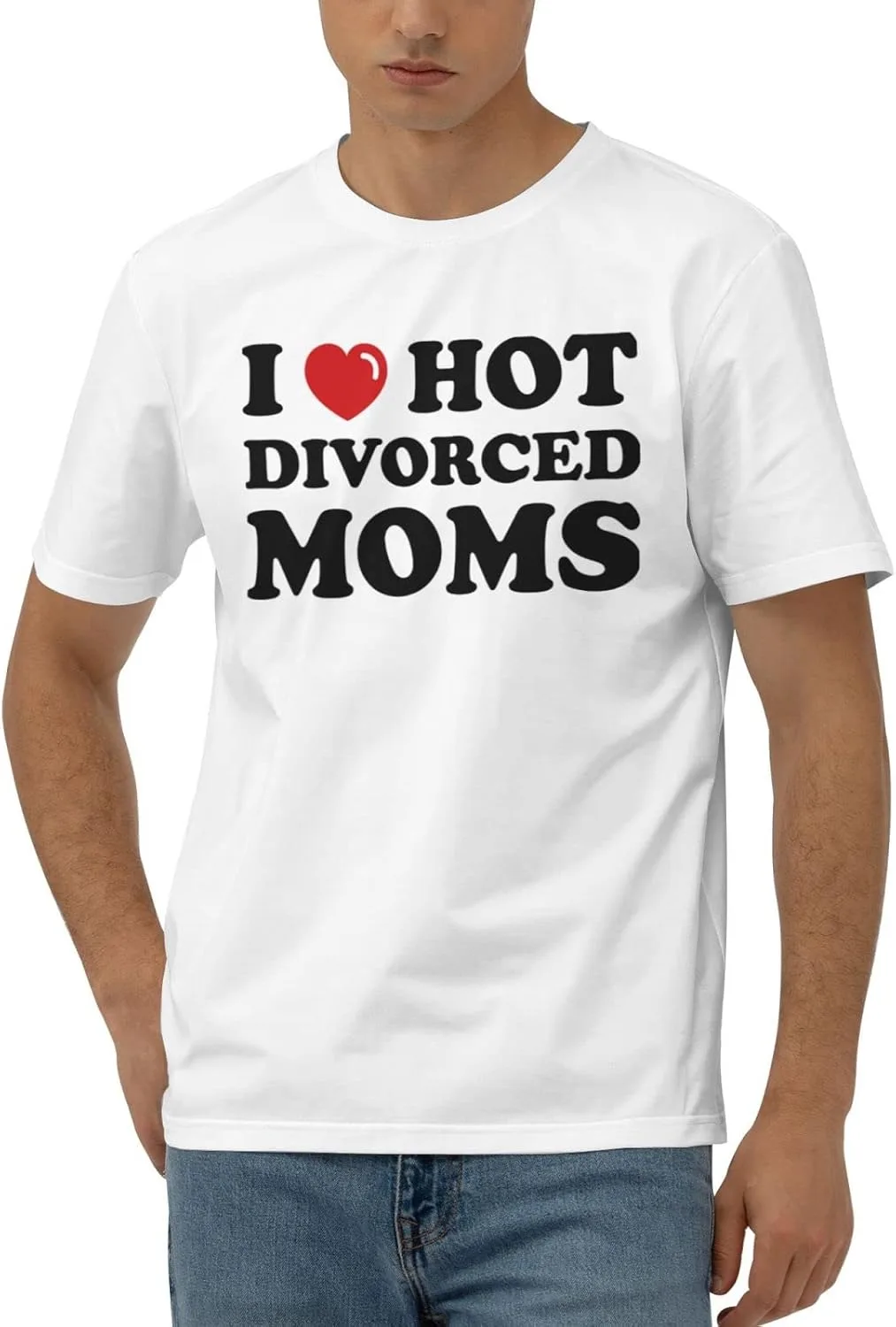 

Футболка для мужчин I Love Hot Divorced Moms Abipuir
