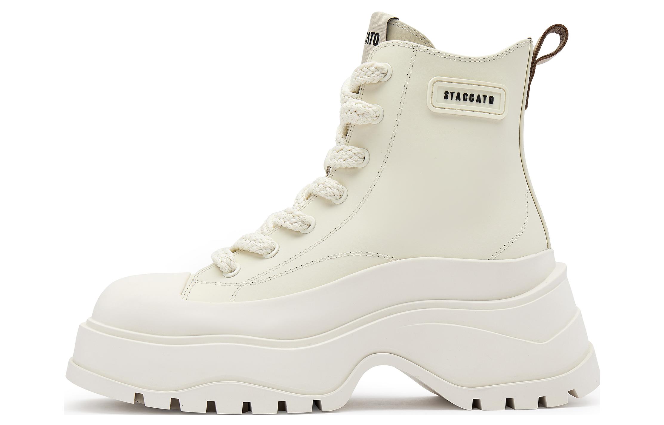 

Ботинки Martin Boot женские Staccato, цвет Cream white (velvet)