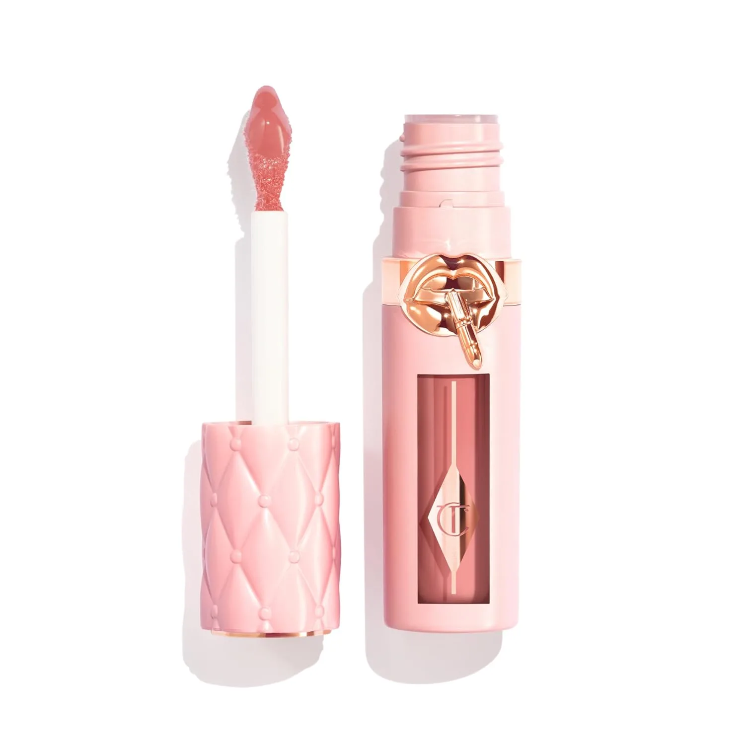 Charlotte Tilbury Big Lip Plumpgasm блеск для губ - подарочный набор Essential - увлажняющий бальзам с гиалуроновой кислотой и технологией Heat + Ice, Fair/Medium - pink nude
