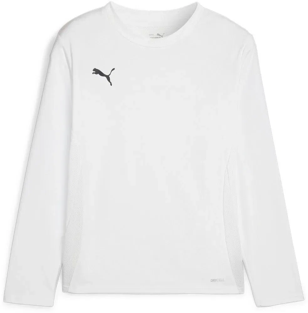 Футболка длинным рукавом TeamGoal Longsleeve Jersey Jr Puma, белый
