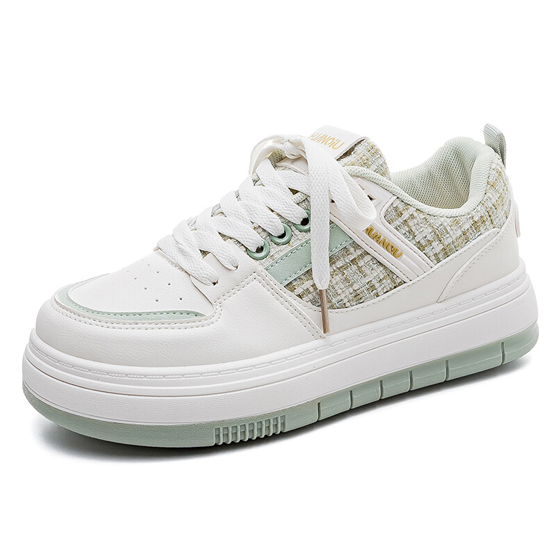 Кроссовки HUANQIU Skateboarding Shoes Women's Low-top Green, зеленый — фото 2