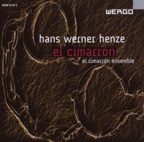 

CD диск Henze / El Cimarron Ensemble / Kerstan: El Cimarron