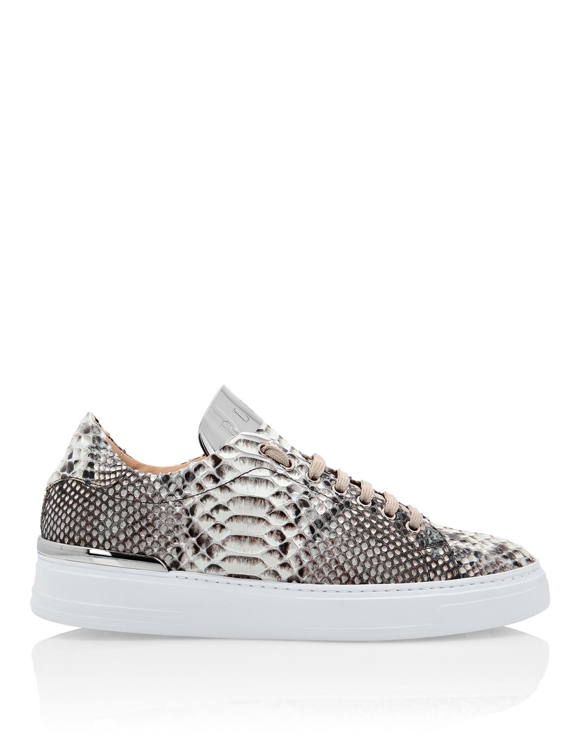 

КРОССОВКИ LO-TOP СЕРЕБРЯНЫЕ $URFER PYTHON Philipp Plein, мультиколор, Серый, КРОССОВКИ LO-TOP СЕРЕБРЯНЫЕ $URFER PYTHON Philipp Plein, мультиколор