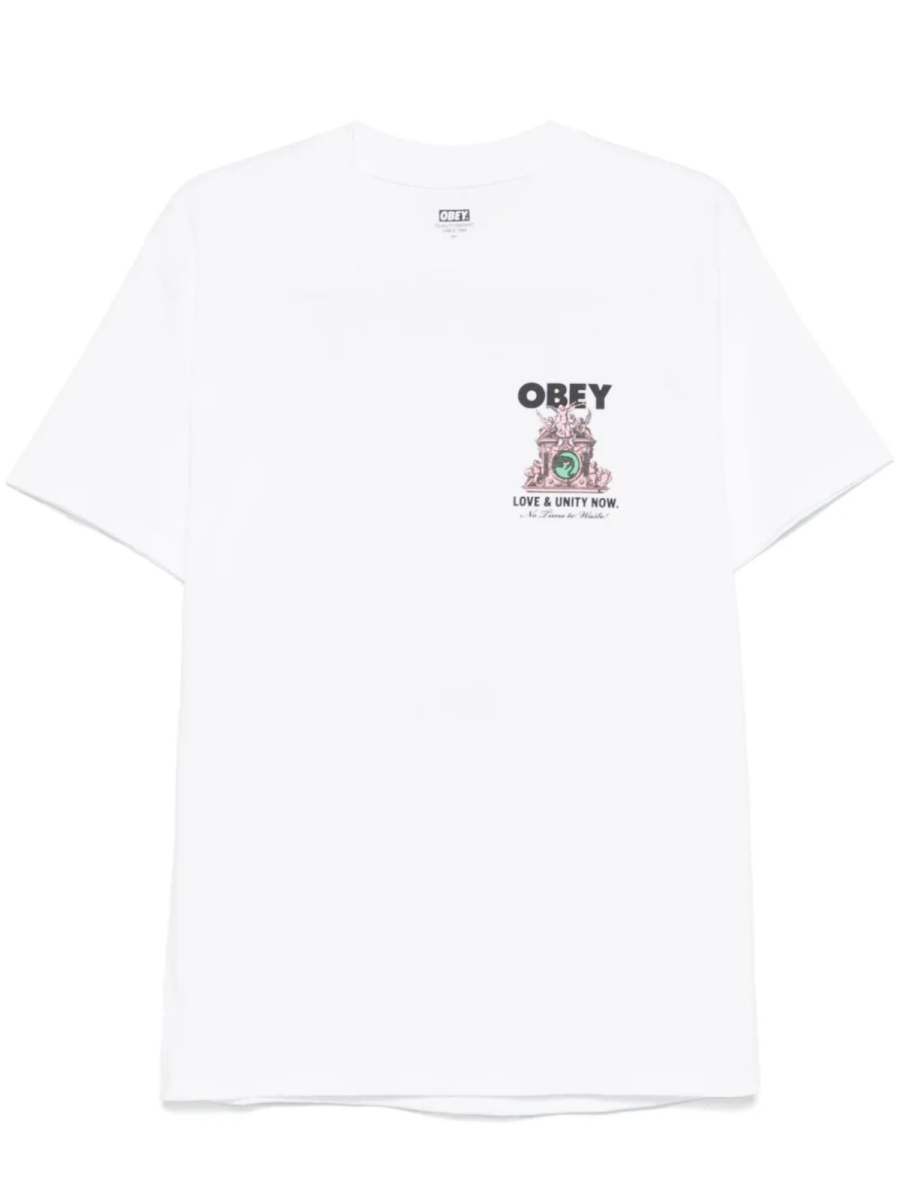 

Obey футболка с принтом Love & Unity Now, белый