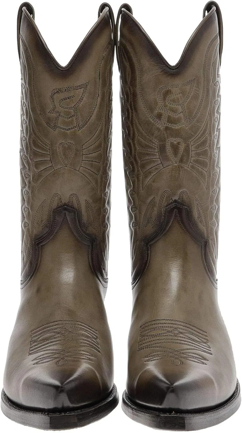 Mayura Boots Ковбойские ботинки Mayura, унисекс, модель 1920, бежевые, кожаные, коричневые — фото 3