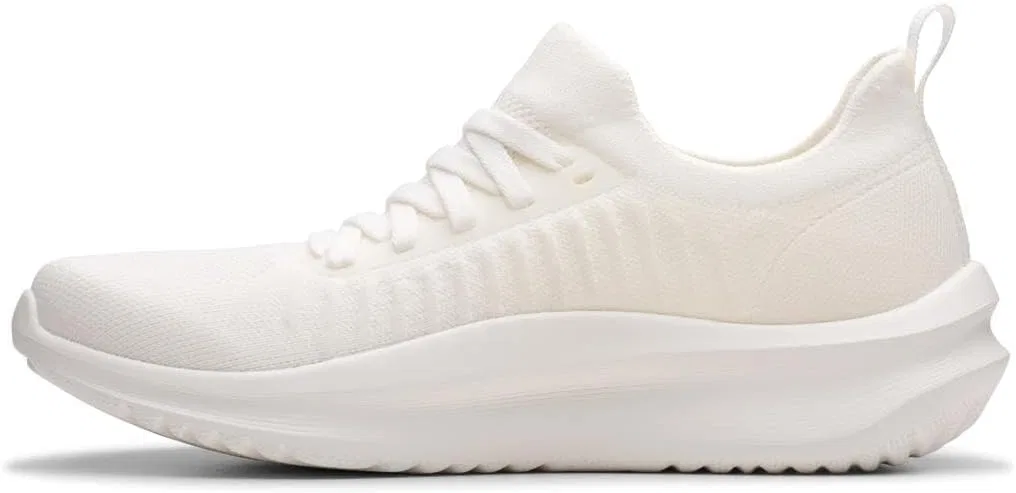 Женские кружевные туфли Clarks Solevana, White — фото 2