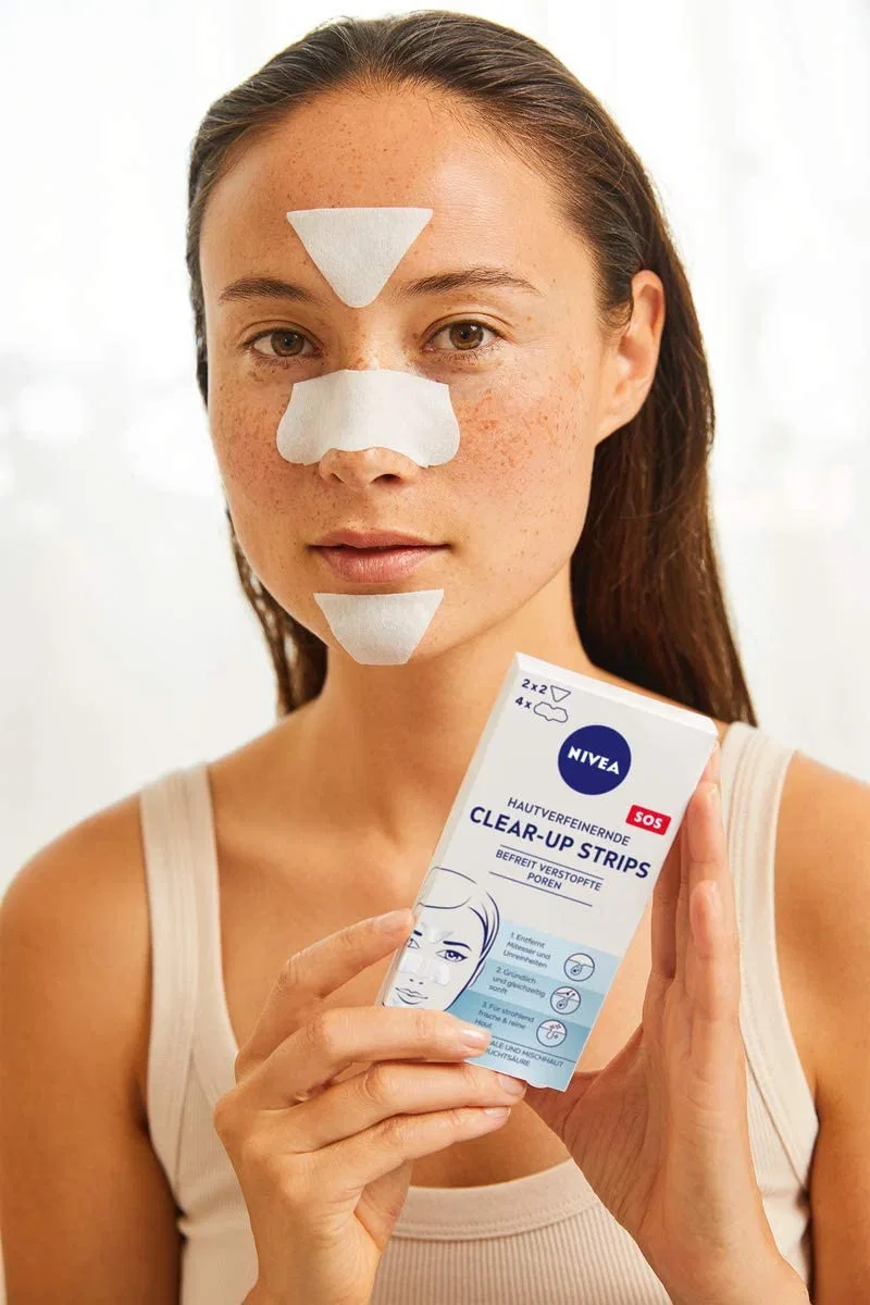 Очищающие полоски для лица NIVEA Visage Clear Up Strips с фруктовой кислотой Nivea — фото 4