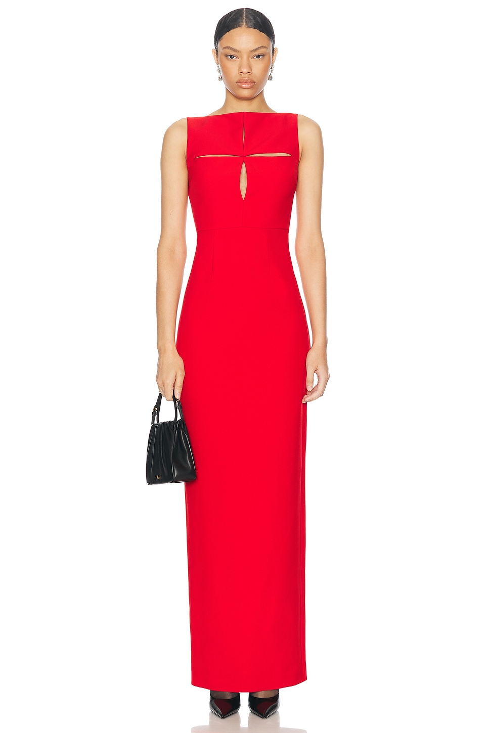 

Платье с вырезами Roland Mouret, красный