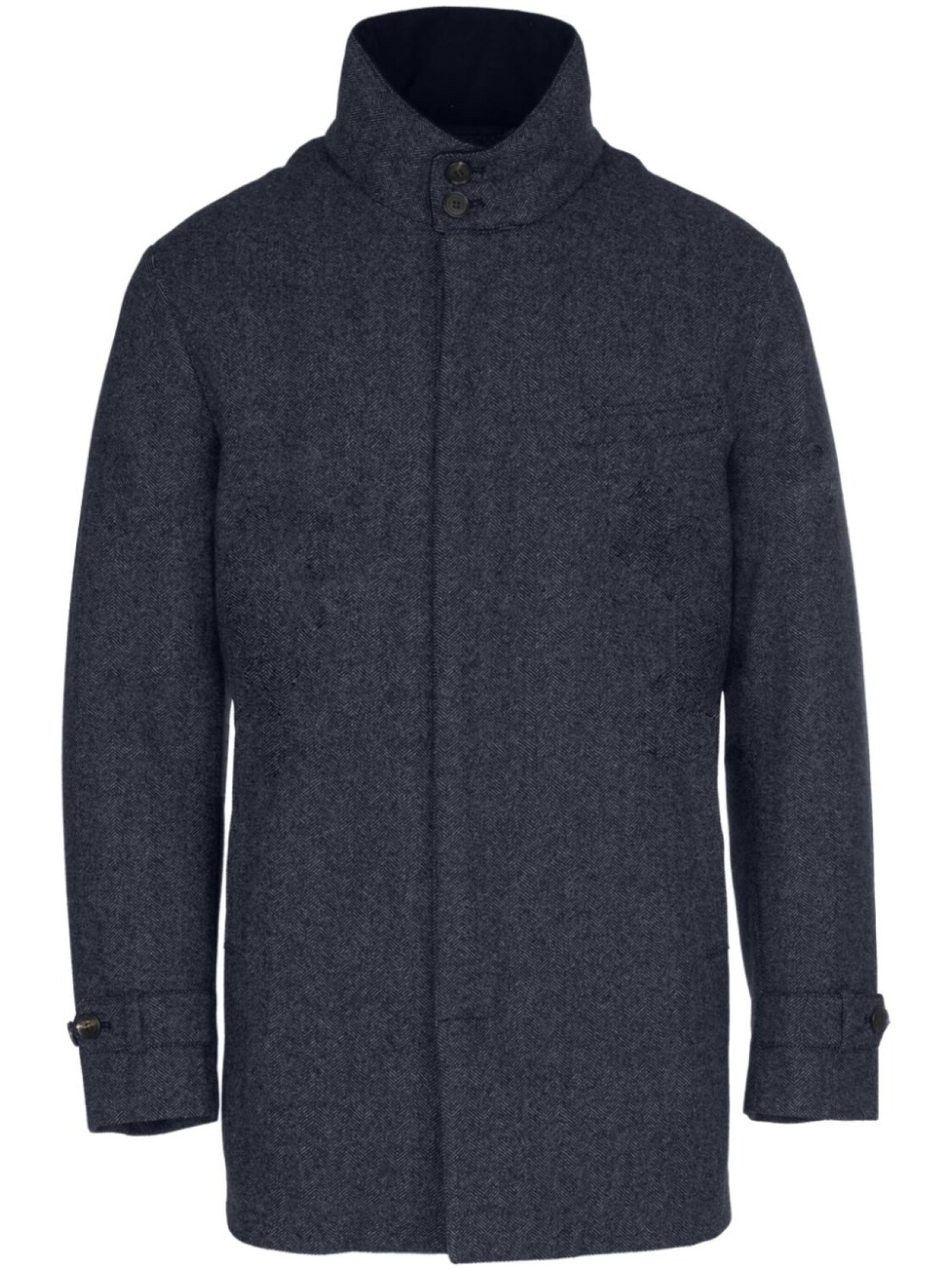 

Пальто из смесовой вирджинской шерсти и кашемира Norwegian Wool, синий