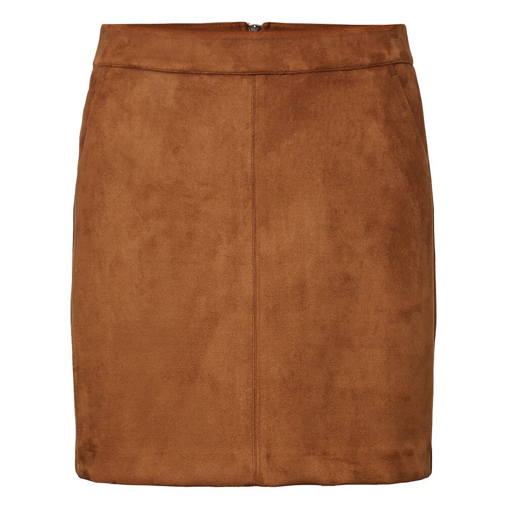 

Юбка Vero Moda Donna Dina Faux Suede Noos, коричневый