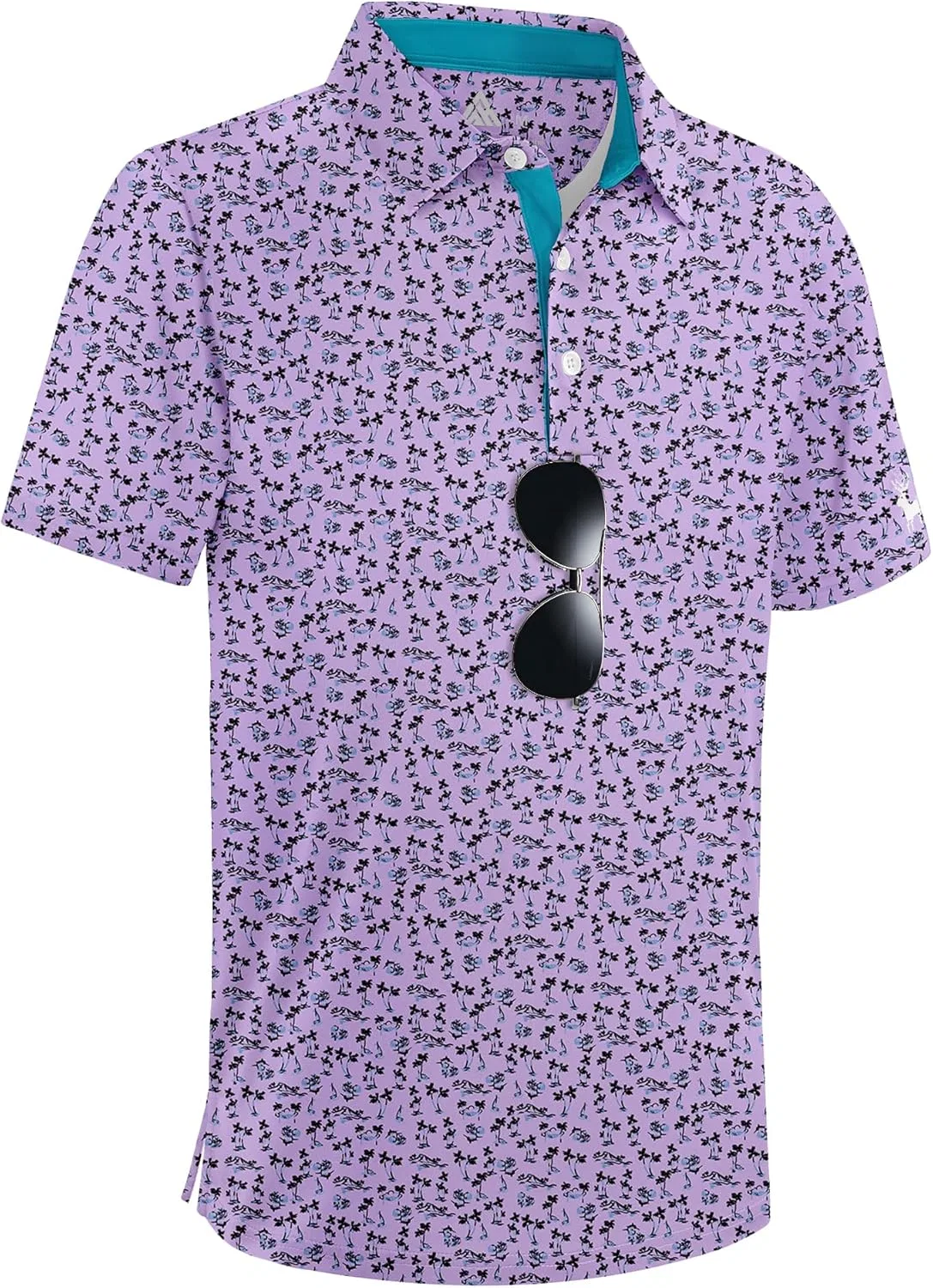 Детское поло SECOOD Light Purple Beach