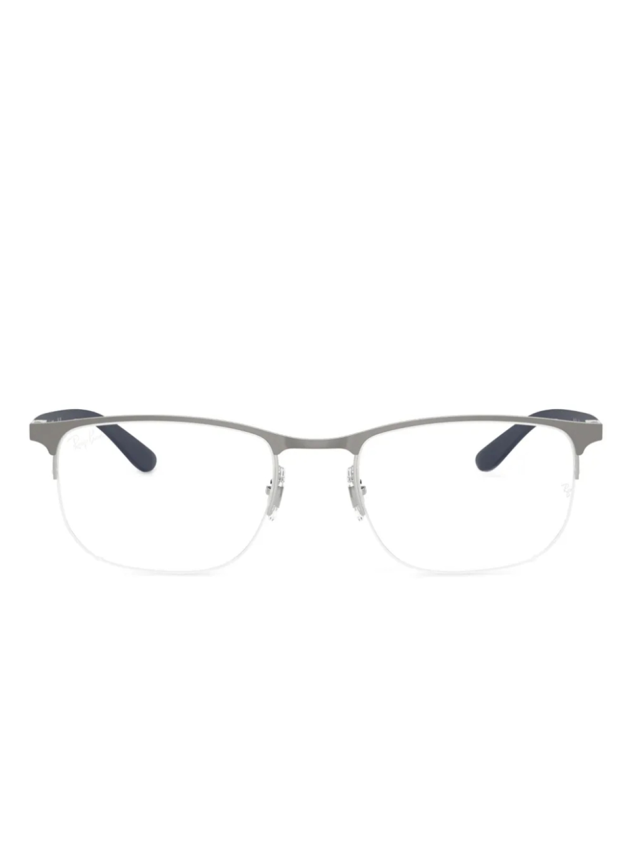 

RB6513 прямоугольные очки в металлической оправе Ray-Ban, серебряный