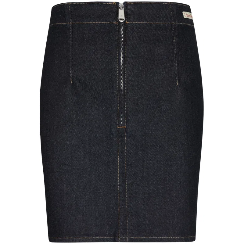 Джинсовая мини-юбка Women's Calvin Klein, 1AP-Denim Dark Blue