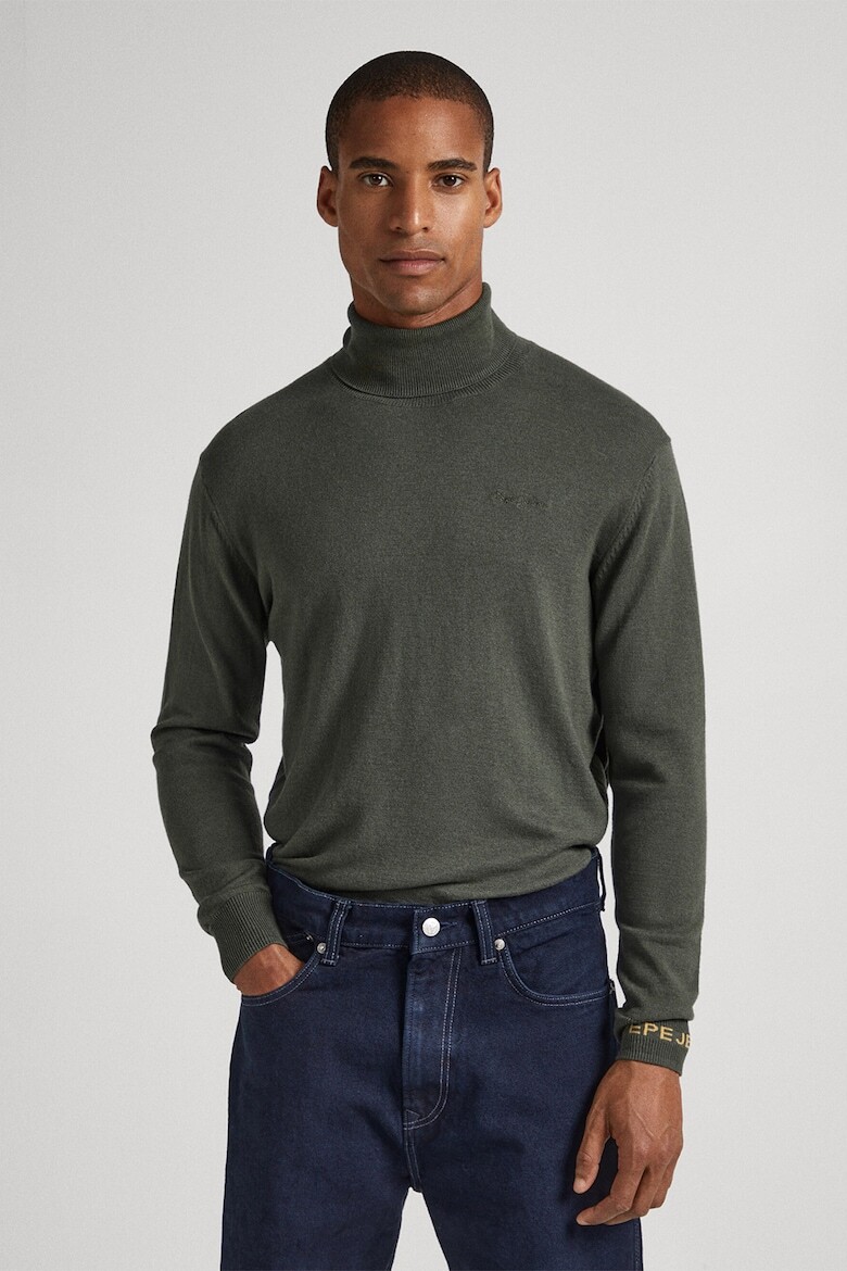 

Поло тонкой вязки Pepe Jeans London, зеленый