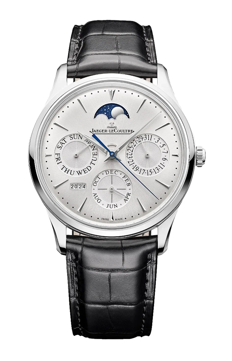 МАСТЕР УЛЬТРА ТОНКИЙ ВЕЧНЫЙ КАЛЕНДАРЬ - 114842J JAEGER-LECOULTRE, черный