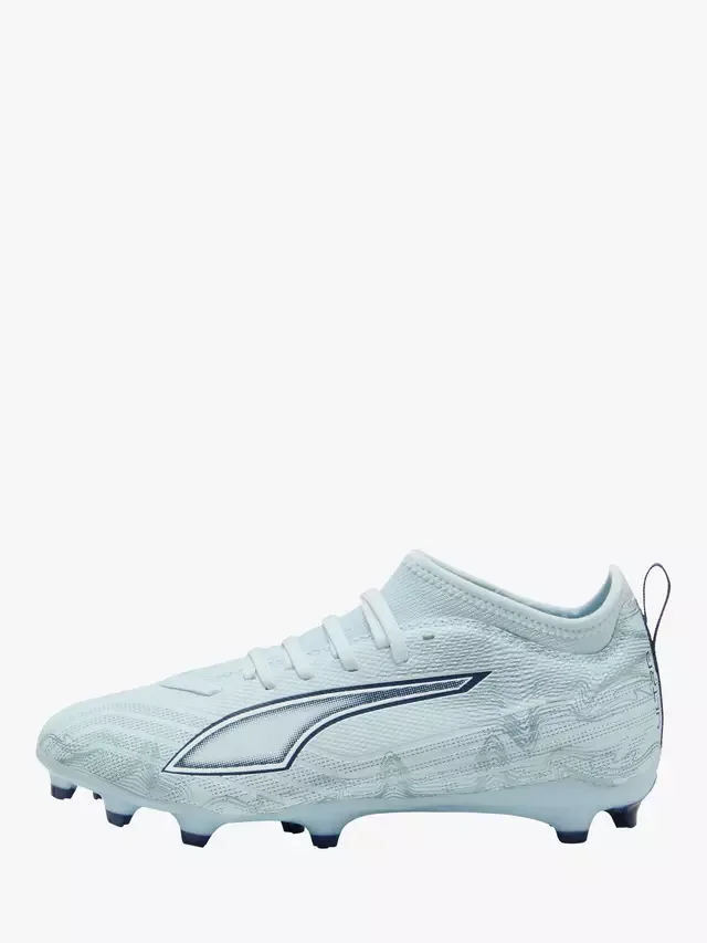 Детские футбольные бутсы ULTRA 6 Mesh, ледяной синий PUMA — фото 4