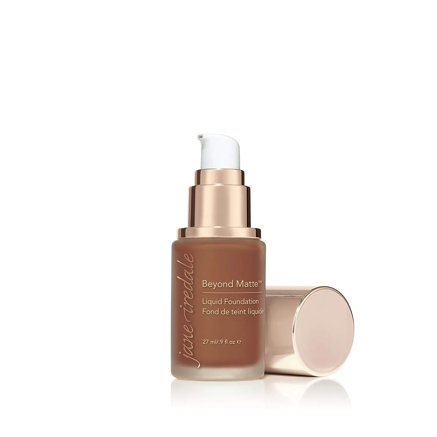 Jane Iredale Beyond Matte 3-в-1 Жидкая тональная основа. Легкое, наслаиваемое покрытие с полуматовым финишем. Веганский продукт, не тестируется на животных., M16 — фото 2