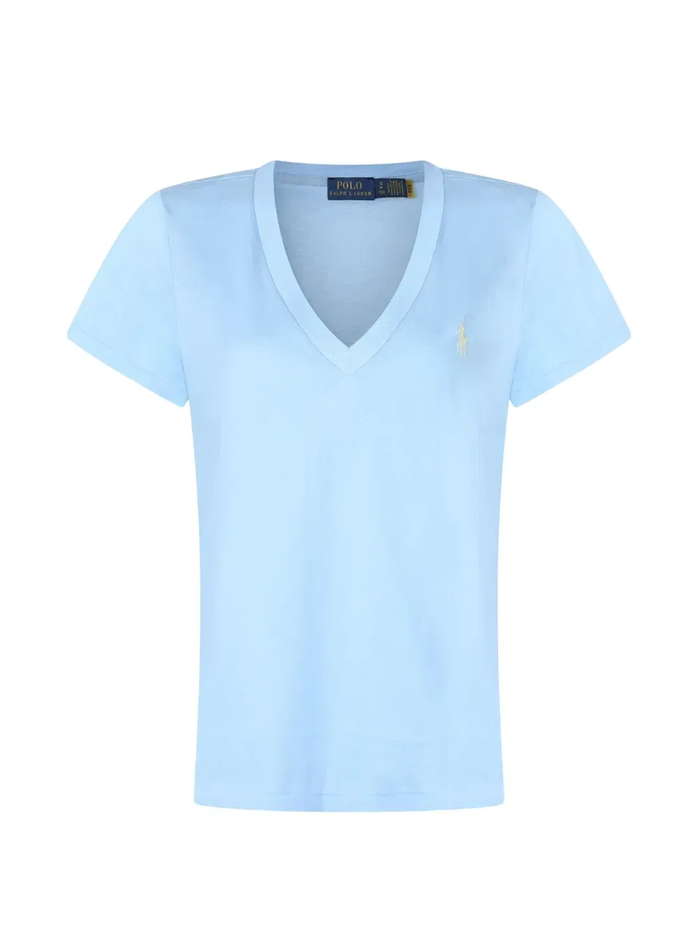 Футболка с V-образным воротом POLO RALPH LAUREN, синий