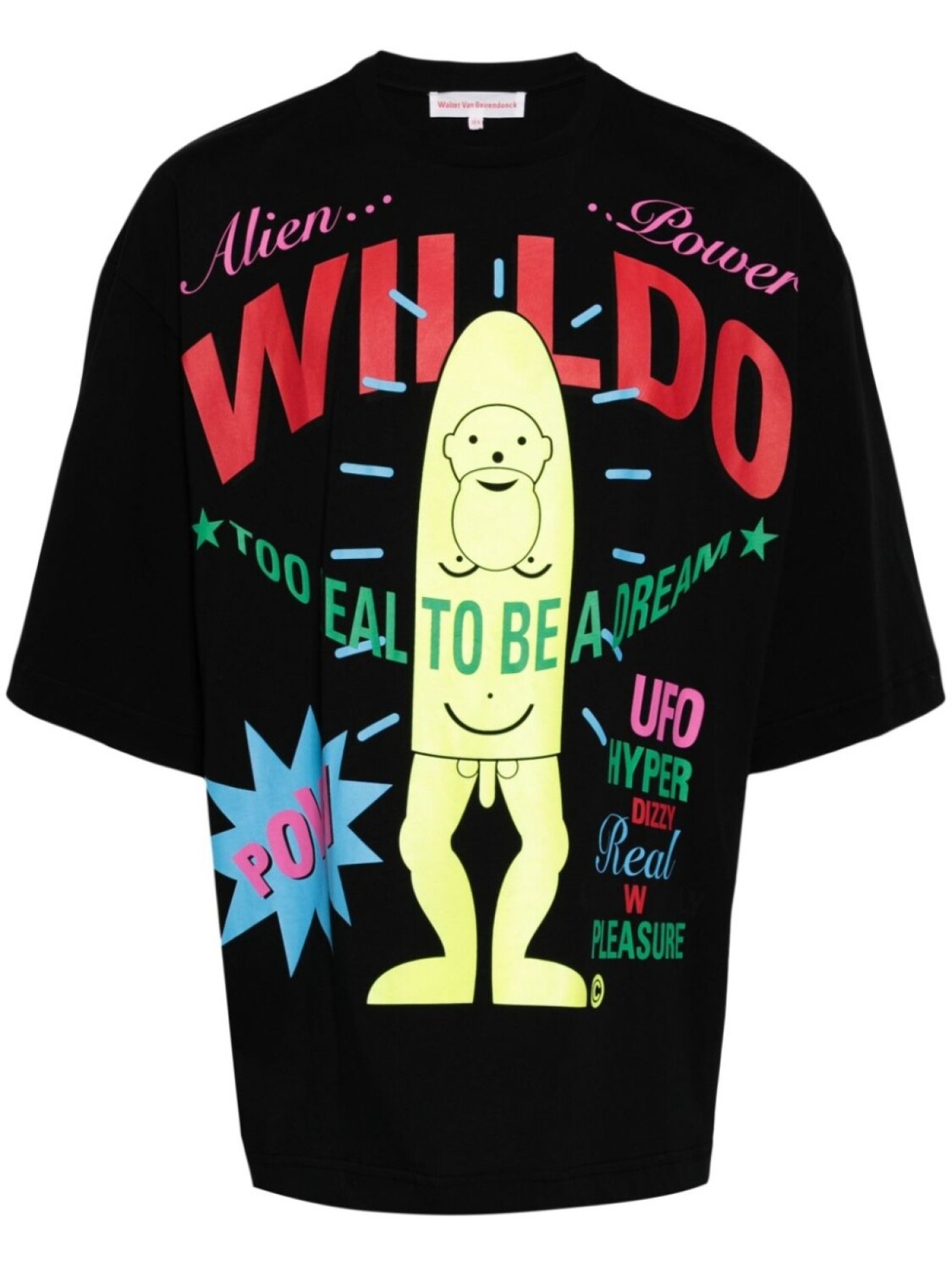

Walter Van Beirendonck футболка с графичным принтом, черный