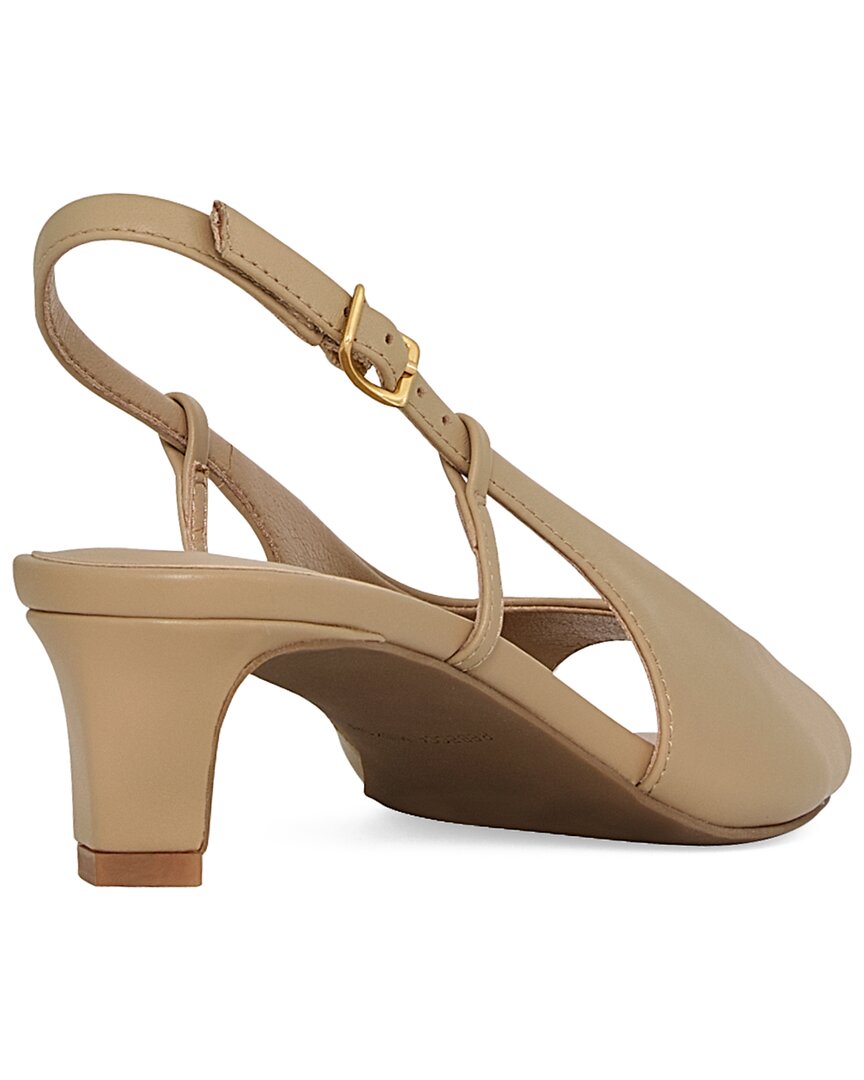 Rebecca Minkoff Slingback Leather Sandal, бежевый — фото 2