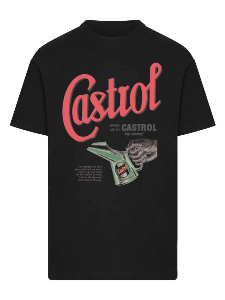 

Футболка Castrol By Name черного цвета F4NT4STIC, Черный, Футболка Castrol By Name черного цвета F4NT4STIC