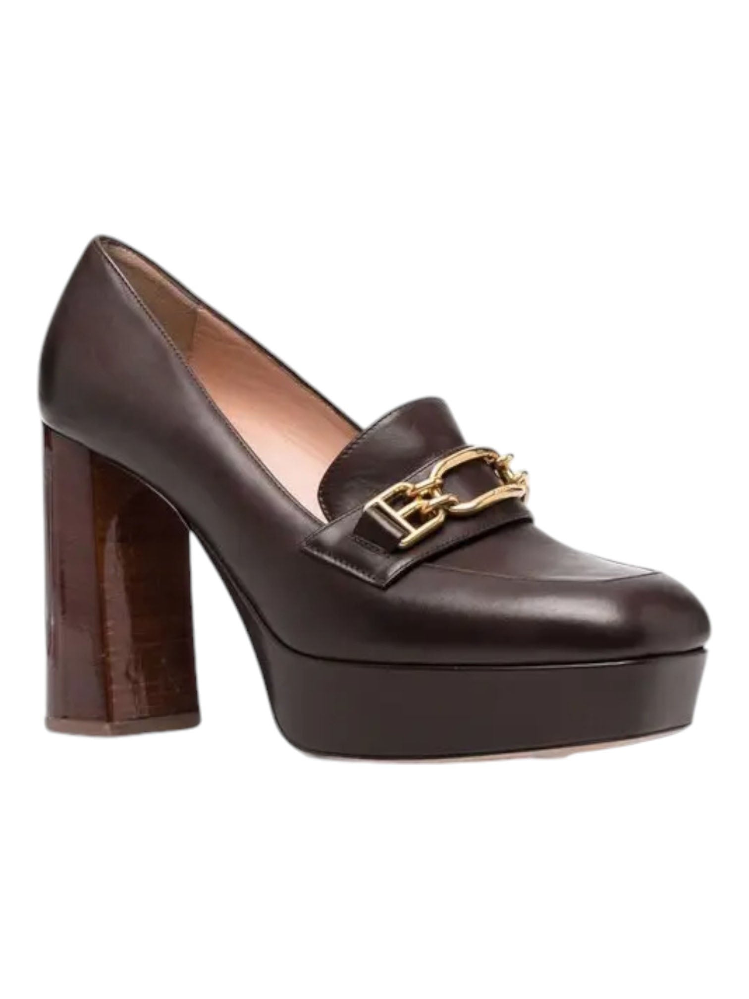 Женские туфли-лодочки Bally Deasia 6239471 из кожи Ebano, коричневый