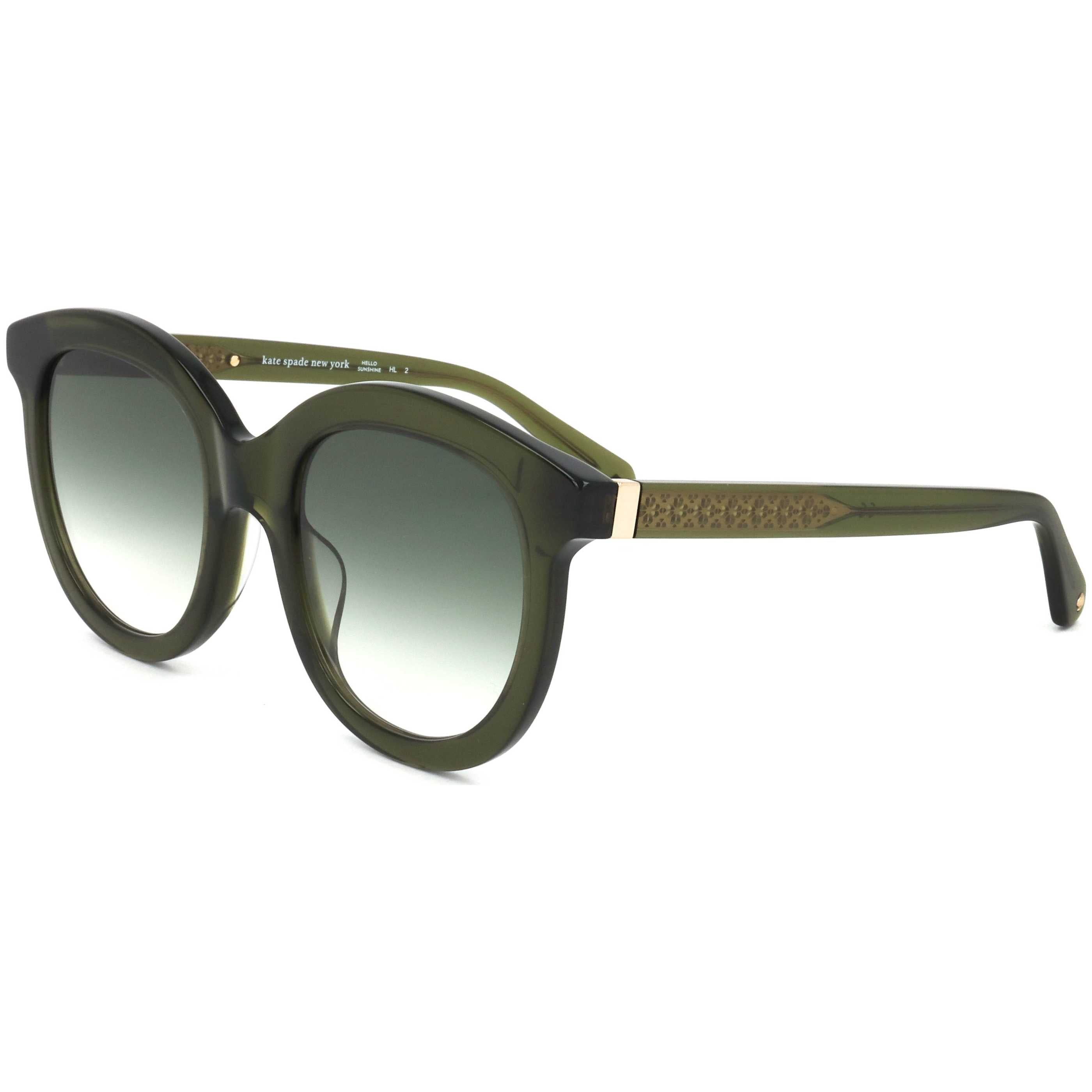 

Солнцезащитные очки Kate Spade женские 53 мм зеленые