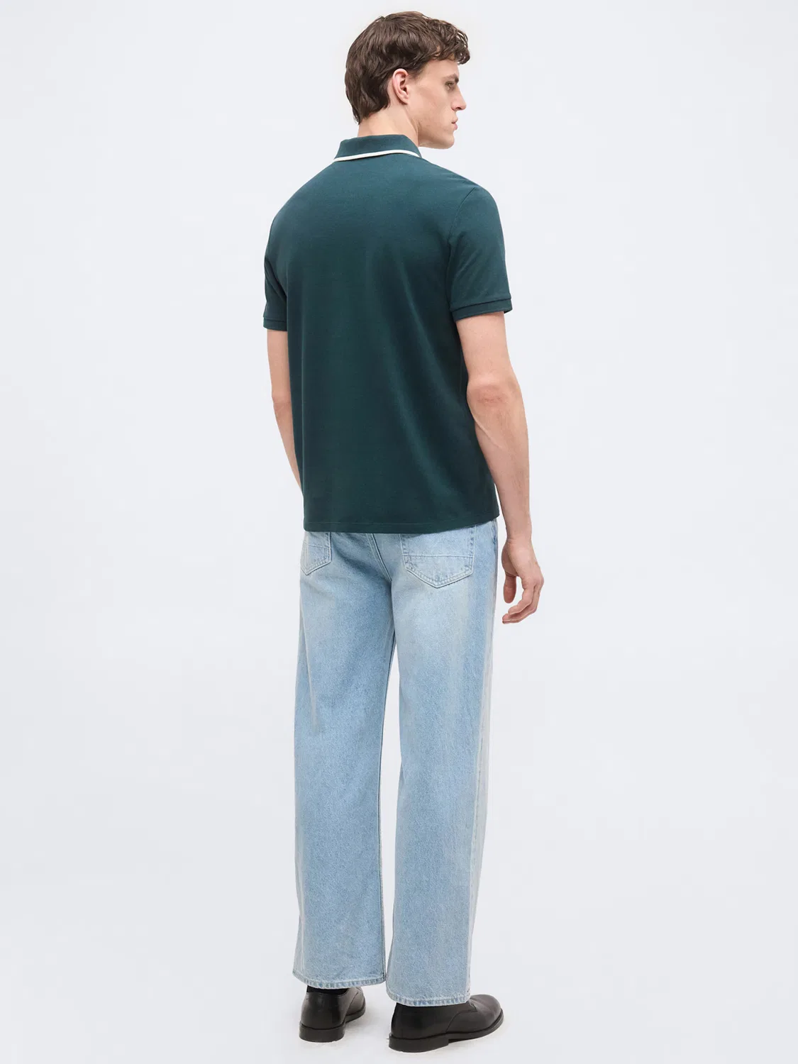 Рубашка Calvin Klein изумрудного цвета — фото 3
