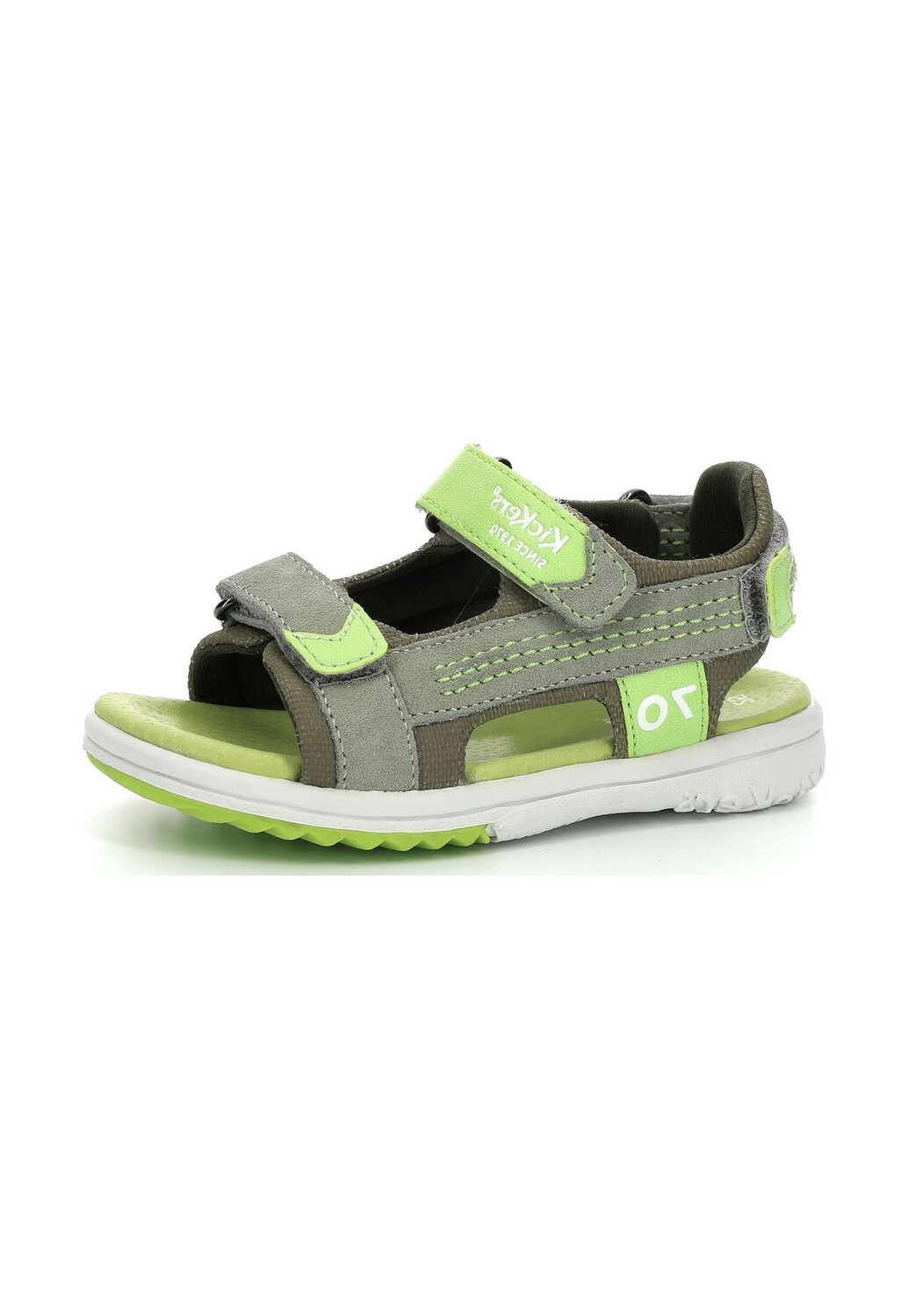 

Кожаные сандалии KicKers, цвет Khaki Gruen
