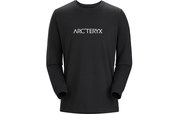 Лонгслив мужской Arcteryx с логотипом, хаки — фото 3