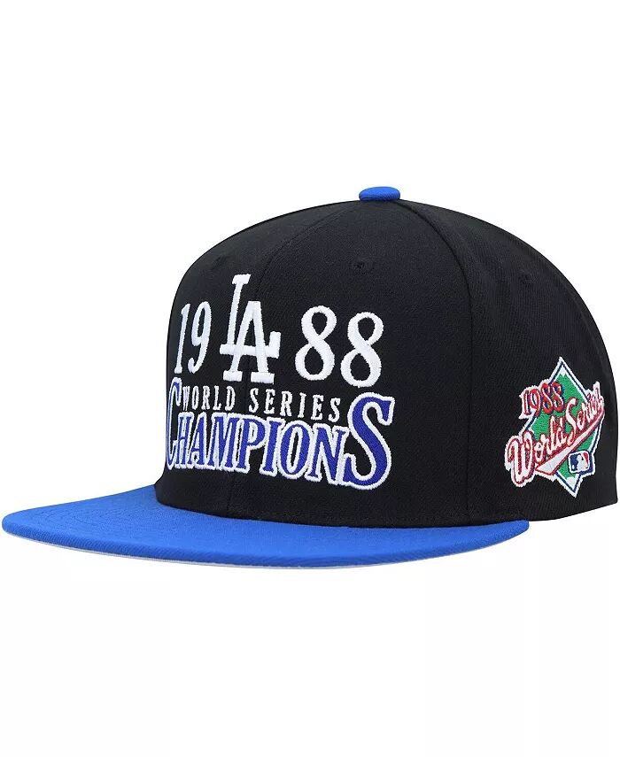 

Мужская черная кепка Los Angeles Dodgers World Series Champs Snapback Mitchell & Ness, черный