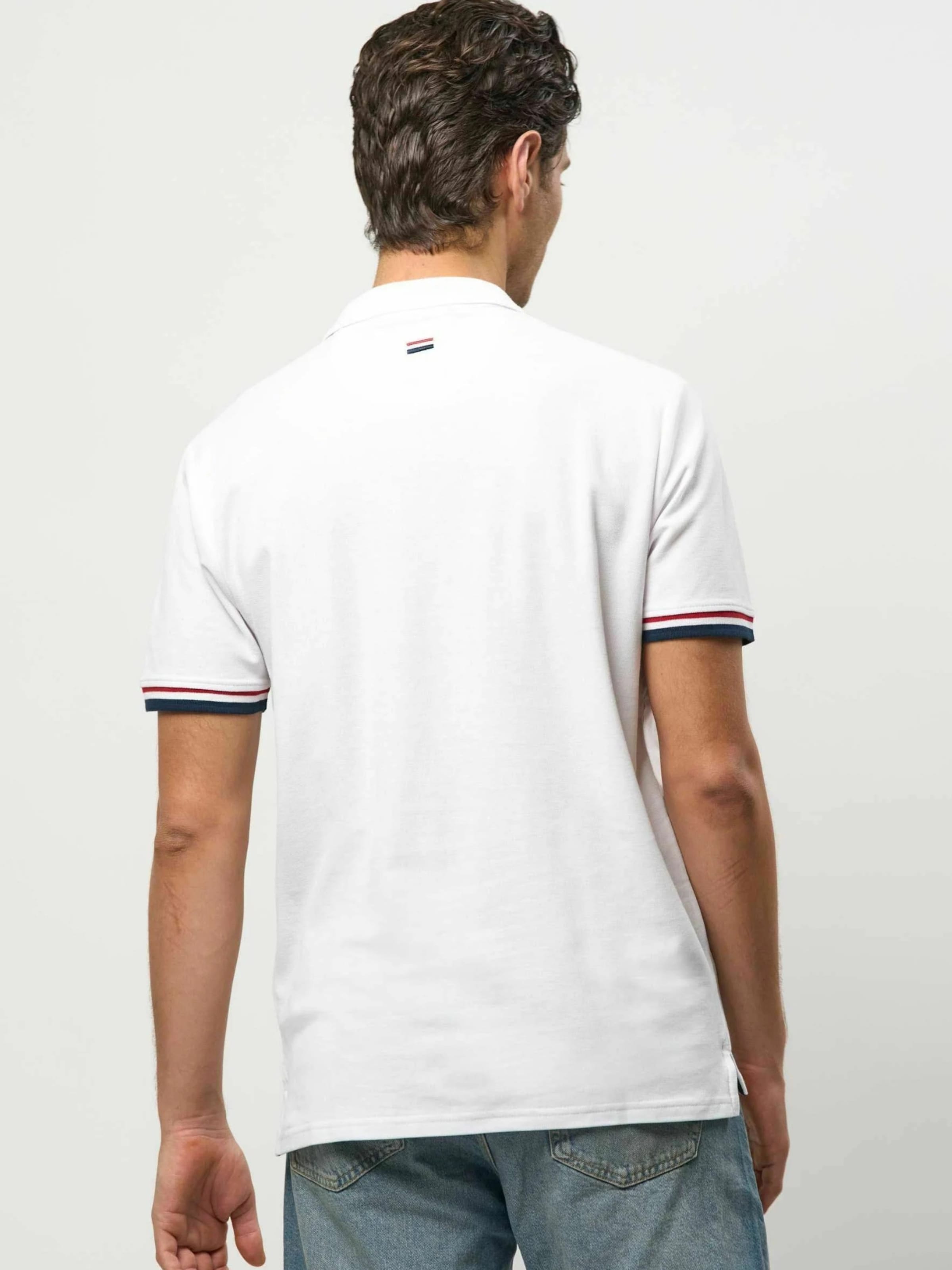 U.S. POLO ASSN. Рубашка на пуговицах 'UMMeo' Regular fit в белом цвете — фото 4
