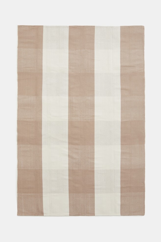 

Клетчатый ковер плоского плетения H&M, 200x300 см, бежевый