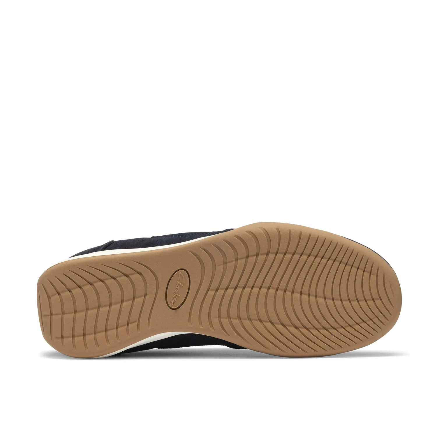 Кроссовки Upton Lace из замши и сетки Clarks, синий — фото 3