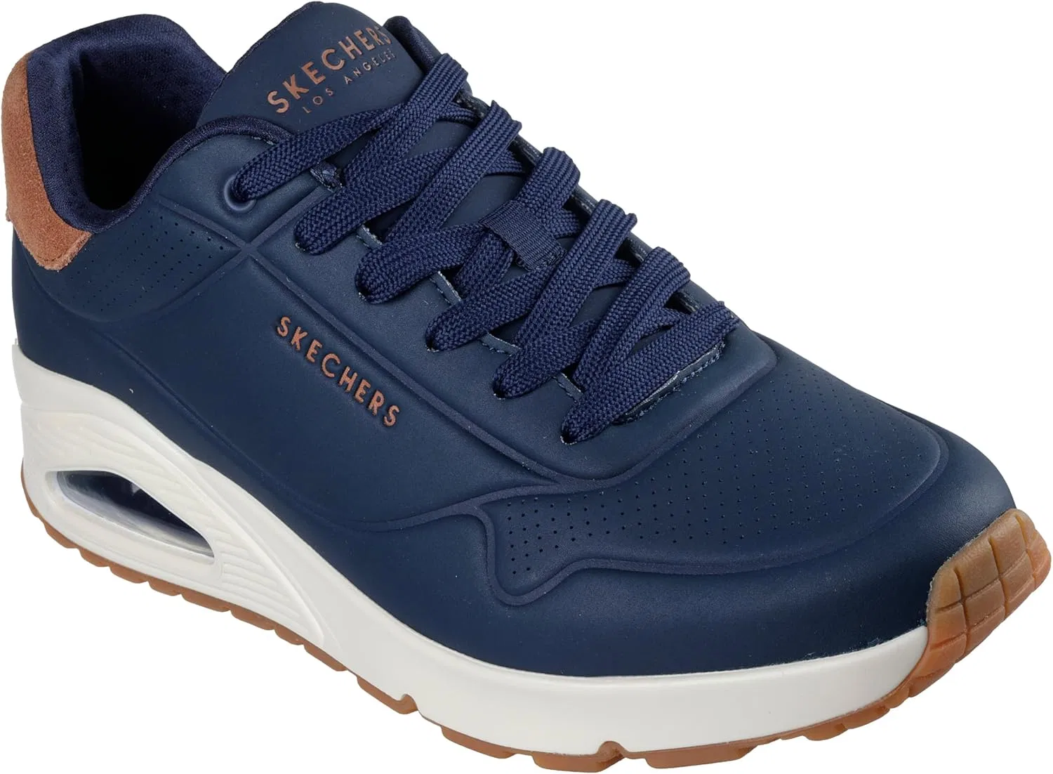 Мужские кроссовки Skechers UNO-Suited On Air, темно-синие, размер 40 EU — фото 4