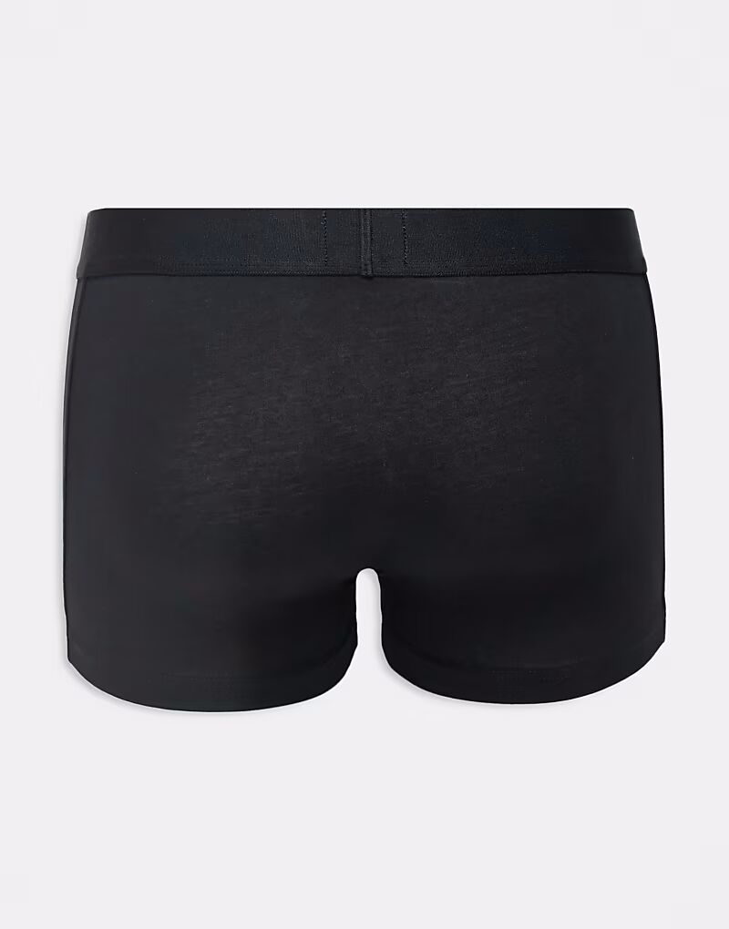 Комплект из 3 трусов-боксеров Boss Bodywear с логотипом спереди, черного цвета — фото 3
