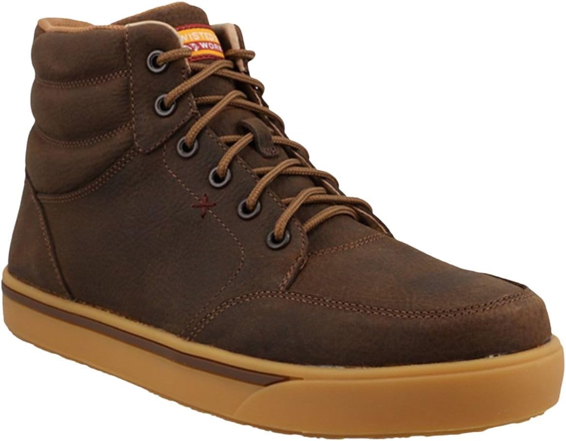 

Ботинки Twisted X Men's 15 см, круглый носок, Nano Toe, коричневый