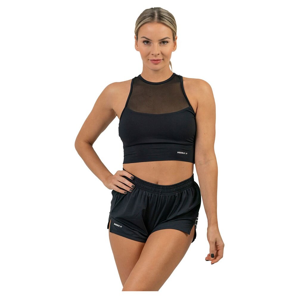 

Шорты Nebbia Fit Activewear Smart Pocket 442, черный