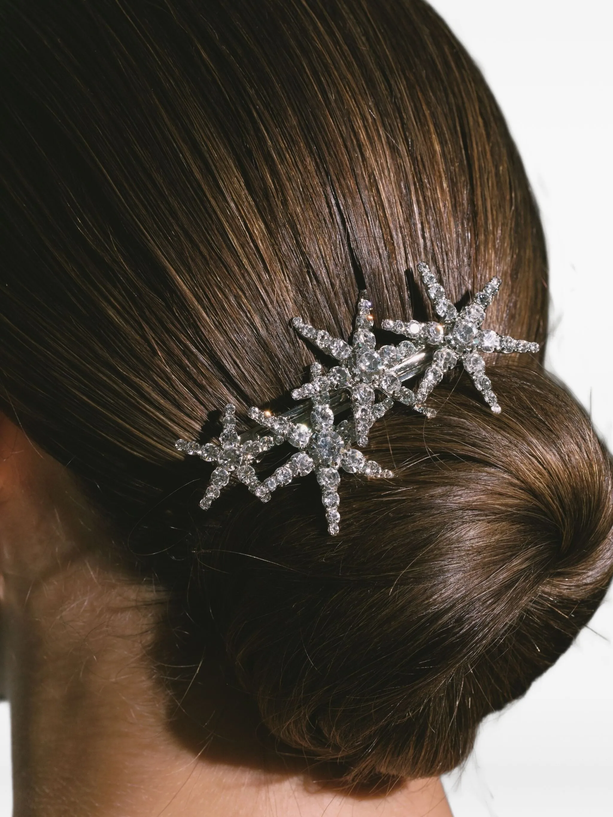Заколка для волос star crystal vespera Jennifer Behr, серебристый — фото 4