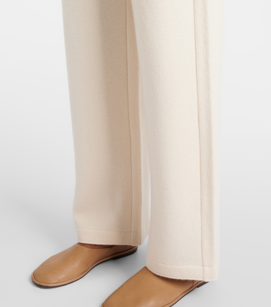 Широкие брюки Arca из кашемира и шерсти Max Mara, белый — фото 4