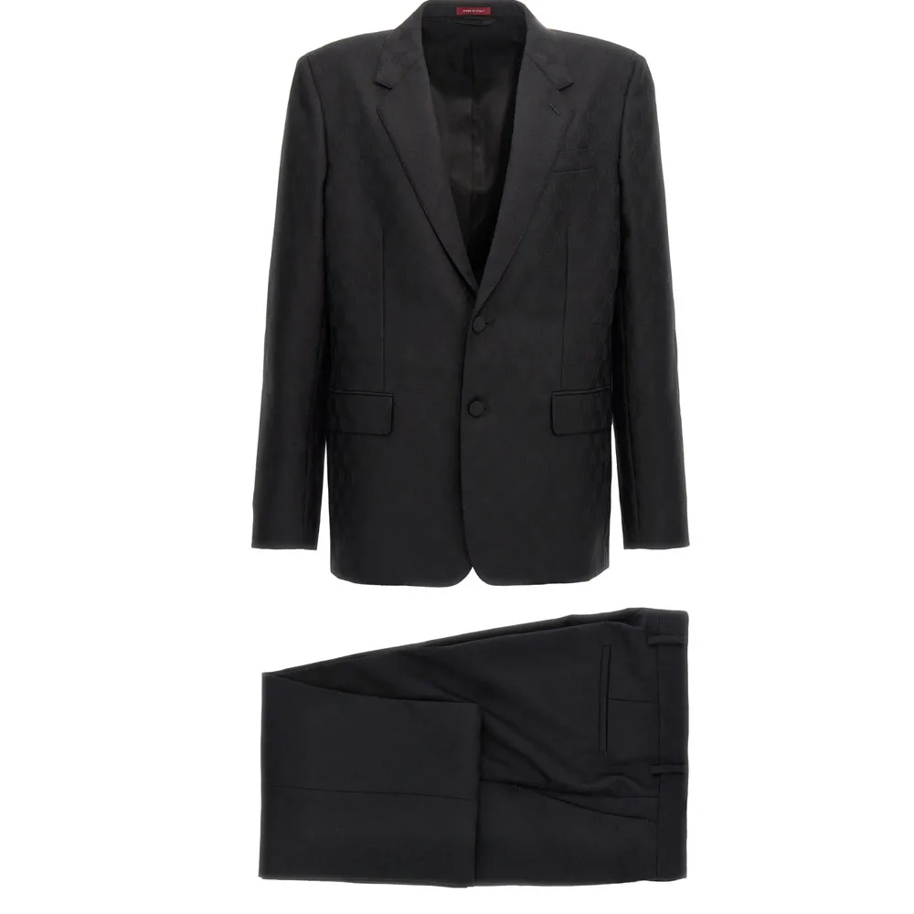 Костюм GUCCI с монограммой, Set (Black) — фото 3